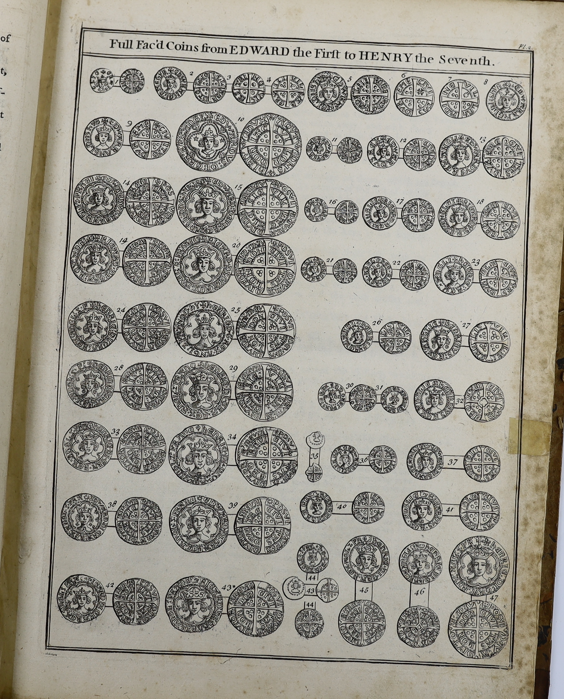 Numismatic history - 'A view of the silver coin and coinage of England from the Norman Conquest to the Present time, printed for T. Snelling, London 1762, one volume, 4to
